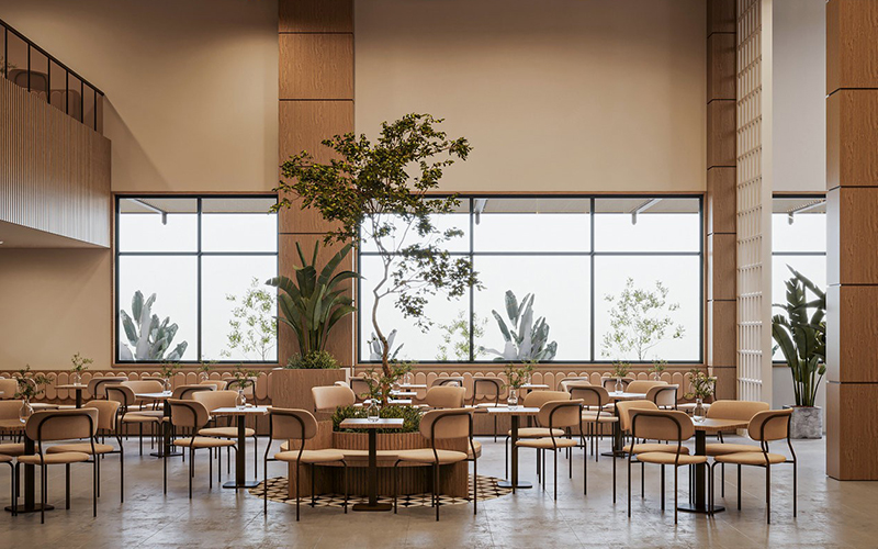 400㎡靜語茶舍裝修設(shè)計案例